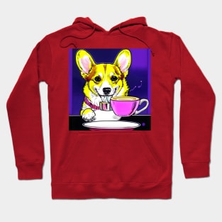 Corgi And Coffee Hoodie